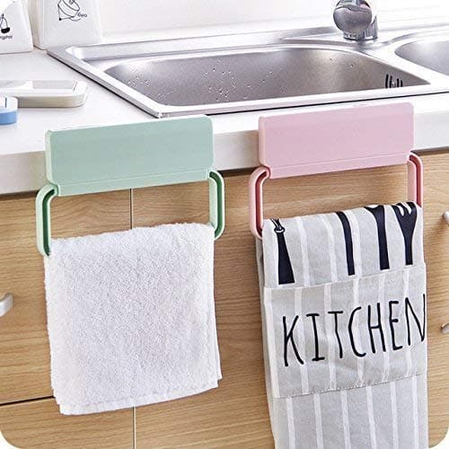 PREMVATI Wall Mountable Towel Rack for Kitchen, Bathroom Organizer | 20 X 8 X 1.2 cm | Multi-Color