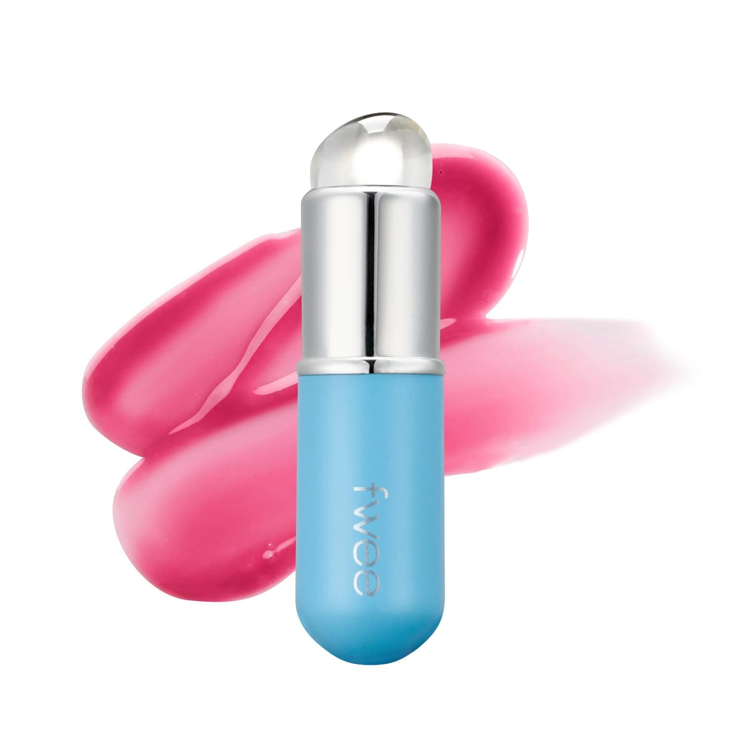 fwee Silicone Jumbo Makeup Brush | Multi-Use Applicator with Soft Silicone Tip & Portable Cap | Travel Makeup Brush with Lid for Lips, Blush, Contour and Face