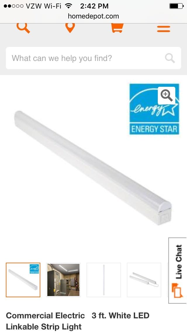 Commercial Electric 3ft LED Strip Light