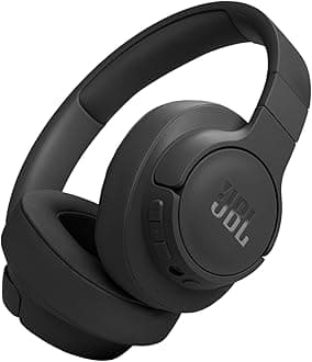 Tune 770NC - Adaptive Noise Cancelling with Smart Ambient Wireless Over-Ear Headphones, Bluetooth 5.3, Up to 70H Battery Life with Speed Charge, Lightweight, Comfortable & Foldable Design (Black)