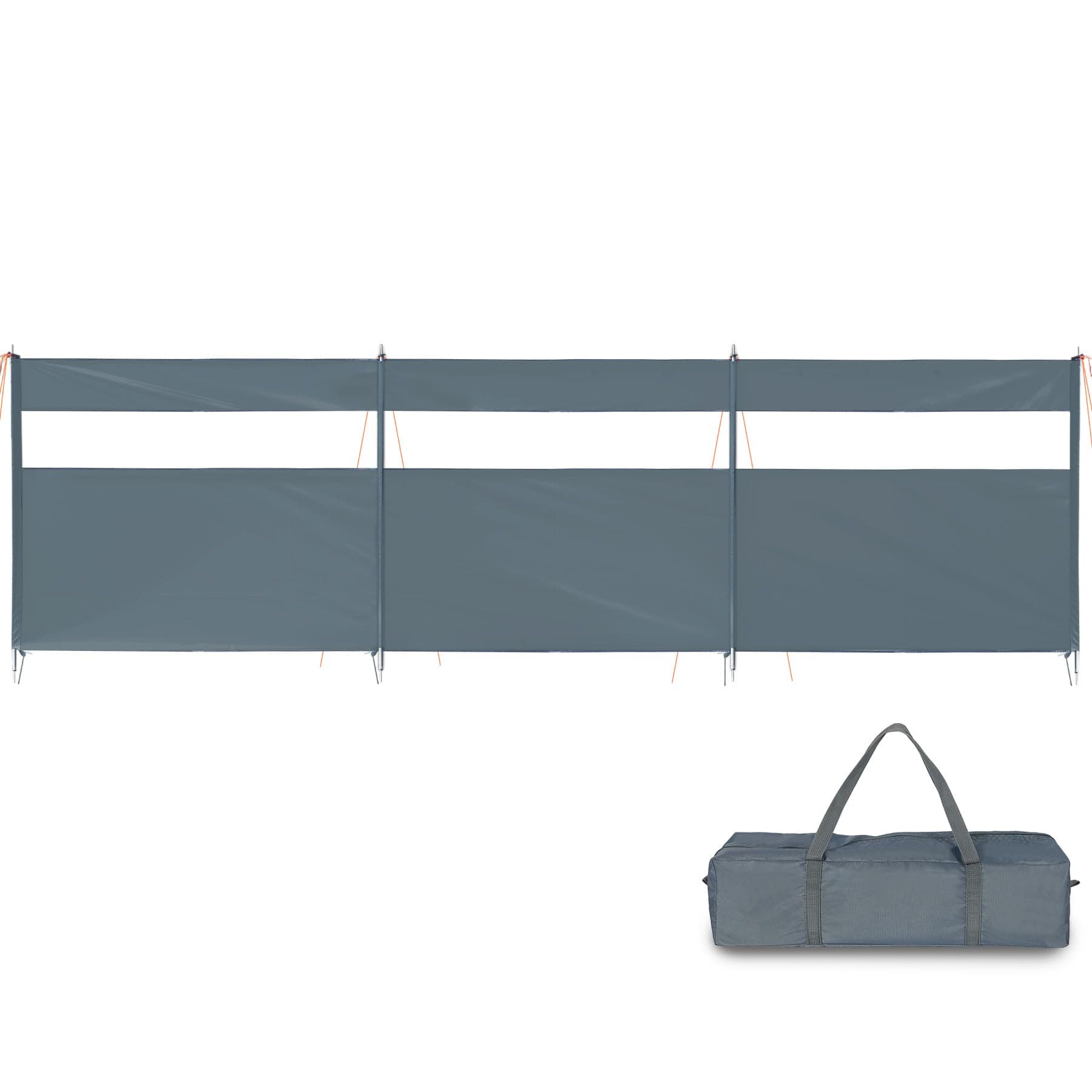 REDCAMP Wind Breakers for Camping, Heavy Duty Camping Windbreaker Outdoor Caravan Privacy Shield with Top Window