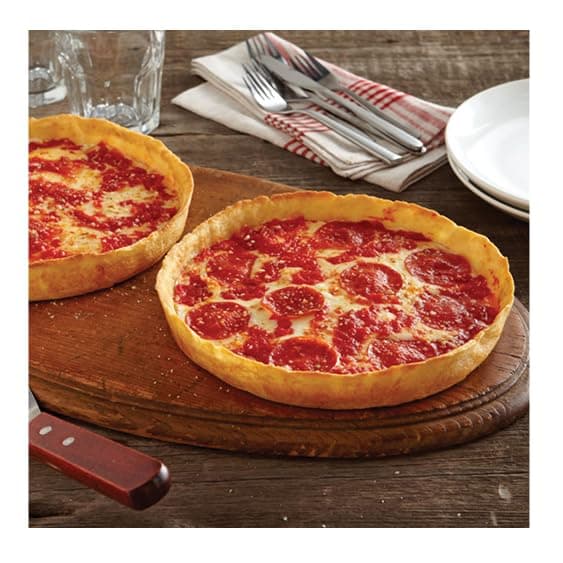 - Lou Malnati’s Chicago Deep Dish Pizza, 2-Pack (1 Pepperoni 1 Sausage) | Handmade, Restaurant Quality