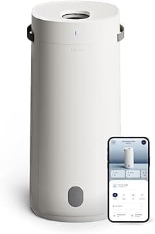 BLUEAIR 2-in-1 Purify + Humidify: Air Purifier and Humidifier with HEPASilent™ and 360° InvisibleMist™ Technology, Top Pour - covers 1,726 sqft in 60 minutes - Perfectly balanced air, one product