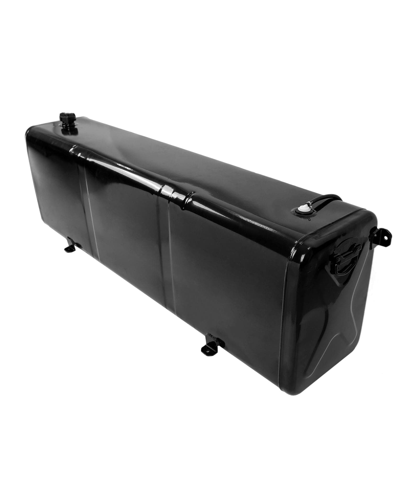 58 Gallon Iron Fuel Cell Tank Rectangular Transfer Fuel Tank Auxiliary Diesel Storage for Transportation Truck