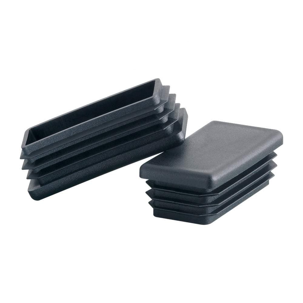 Plugs for Rectangular Standard Tubes - Black Tubing Plugs for 1.500x3.000in OD Rectangular Tubes MOCAP RC1-1/2X3DBK1 (qty500)