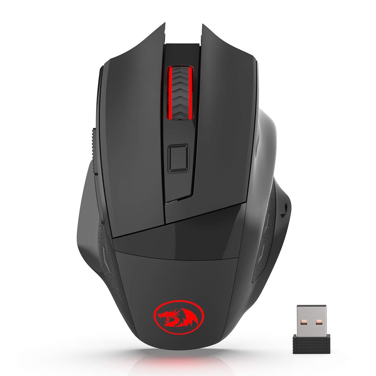 Redragon M653 MIG Optical 2.4G Wireless Mouse with USB Receiver, Protable Gaming & Office Mice, 5 Adjustable DPI Levels, 6 Buttons for Desktop, Macbook, Notebook, PC, Laptop, Computer