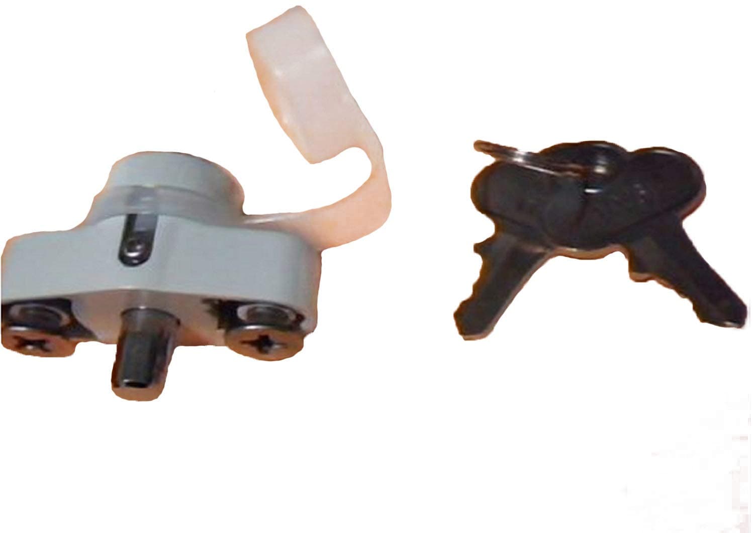 ABA Hurricane Shutter Lock, Hi Velocity Lock Kit, Accordion Shutter Hardware, White, The Same Key Number