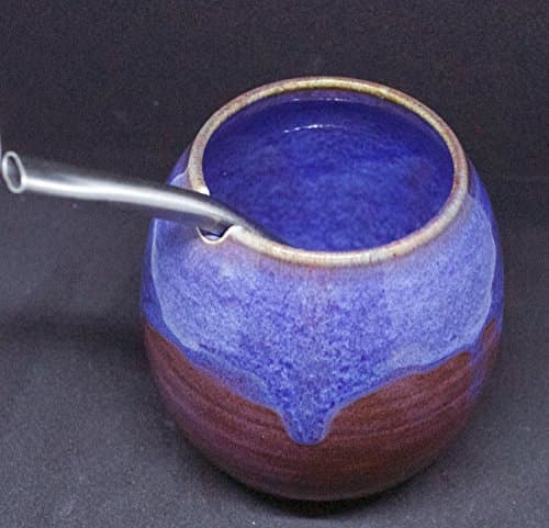 Space Dust Mate Gourd with Side Hole for Mate Straw with Optional Bombilla