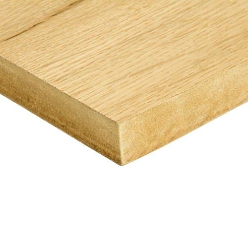 Builder Merchant Oak Veneer MDF Crown Cut 6mm x 4x2ft 1, 1220mm x 610mm (4ft x 2ft)