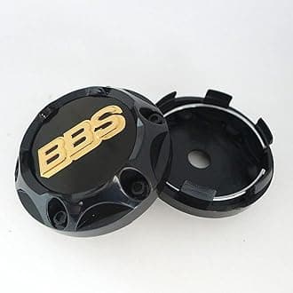 4PCS Car Wheel Center Caps for BBS 68mm Custom Anti-Rust Weatherproof Rim Caps Badge Decals Rims Exterior Accessories
