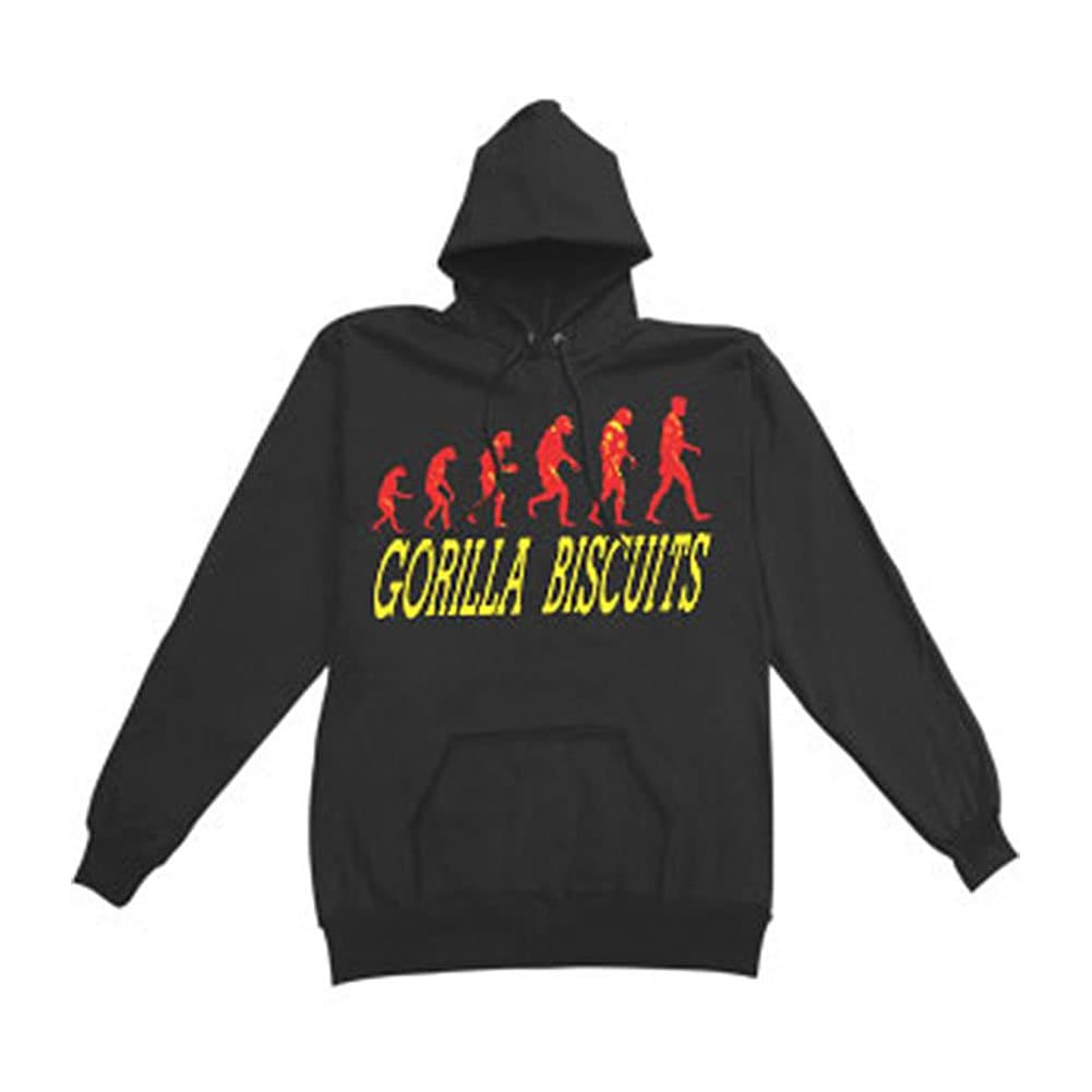 Gorilla Biscuits Men's Start Today Hooded Sweatshirt Medium Black