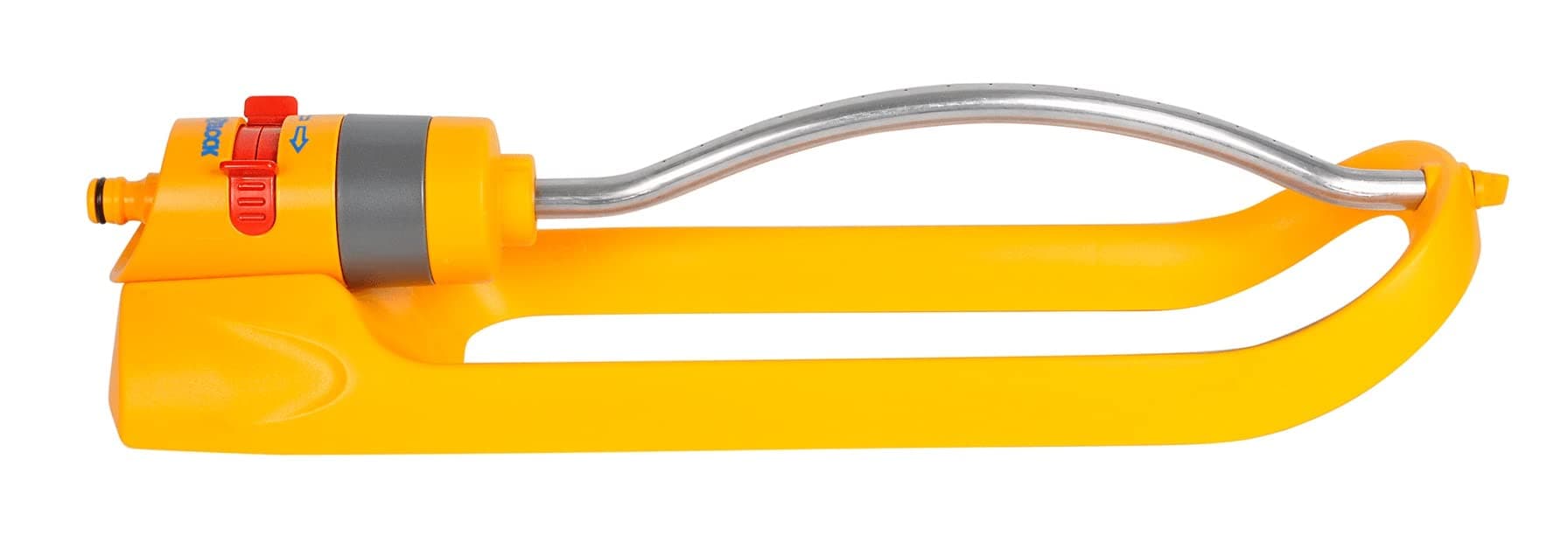 Rectangular Oscillating Sprinkler Plus 200 m² : Medium-area Tractor-mounted Spray Sprinkler, Ideal for Lawn and Established Plant, Adjustable Oscillation: 17 Jets Even Coverage [2974P0000]