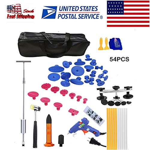 VICCKI Slide Hammer Puller Lifter Kit Paintless Dent Repair Tabs Hail Removal Tools