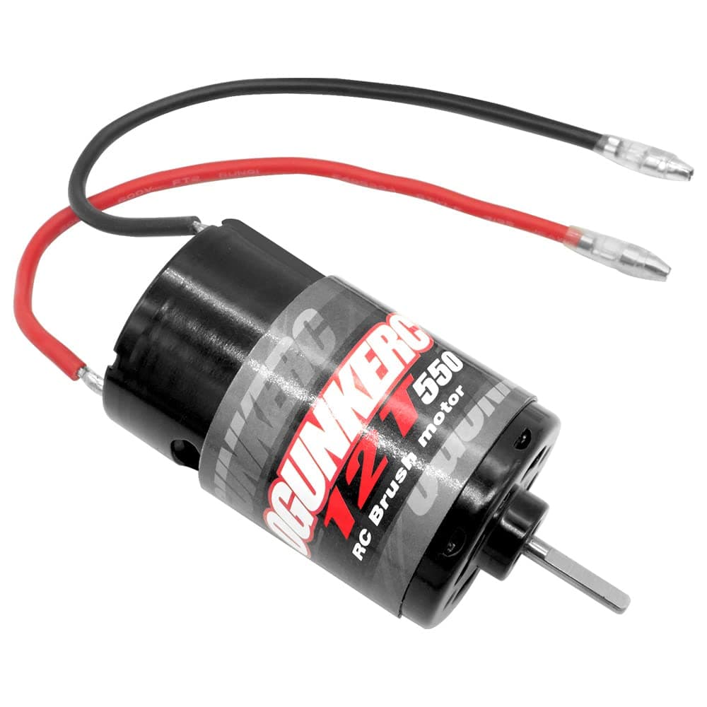 OGUNKE OGRC Motor 550 12T Brushed Motor for 1/10 Traxxas Slash 2WD/Traxxas Slash 4WD (Part:#3785) Redcat ARRMA AXIAL HSP HPI Wltoys Kyosho HELION (12T)