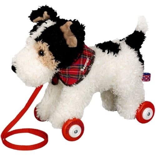 Funny Animal Parade Foxterrier Pull Along Dog, 27 cm, Model# 10446