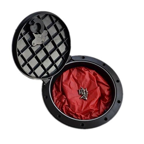 LA CHANSON 8 inches Kayak Hatch Deck Plate Kit,Deck Hatch with Cat Bag for Kayak Boat Fishing Rigging (6inches)