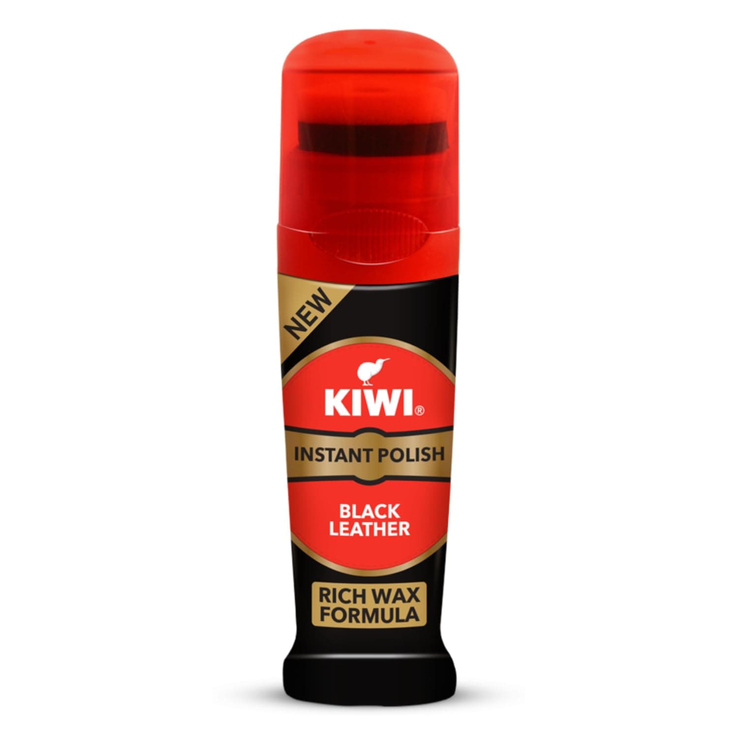 Kiwi Instant Polish - Black Leather 75ml
