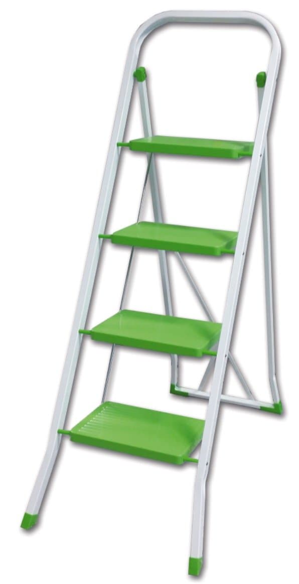 28.13.11 Rise Design 4-Step Step Ladder 47 X 90 Cm X 126 Cm Green