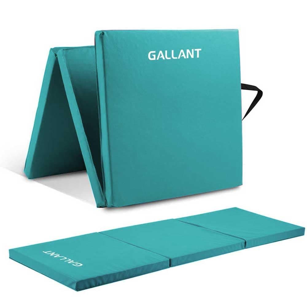 Gallant Gymnastics Mat Tri-Fold with Carrying Handle - 6ft Long High Density 5cm Thick Foam Non-Slip, Exercise Gym Mats for Home Yoga Pilates Fitness Workout Tumble Gymnastics Crash Mat