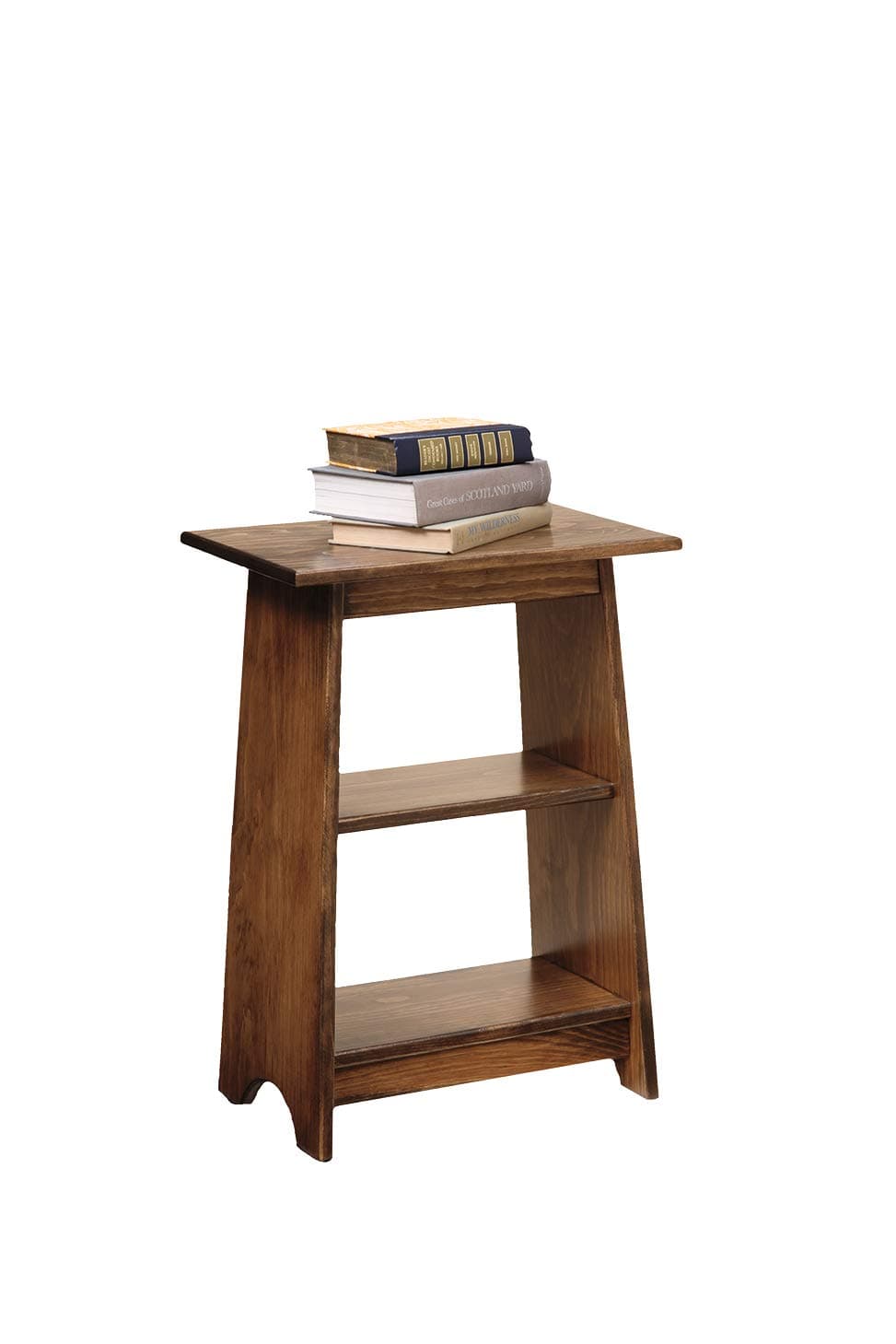 Peaceful Classics End Tables - Slim End Table for Apartment Decor, Durable Bedroom & Living Room Side Tables with Narrow Accent, Lamp Stand Bedside Table with Extra Shelves, (Small, Special Walnut)