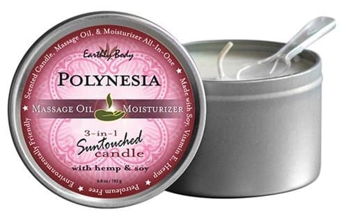 Earthly Body Polynesia Massage Oil Candle