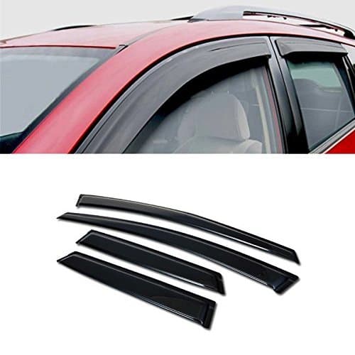 VXMOTORfor 2007-2012 Mazda CX-7 All Models Sun/RAIN/Wind Guard Smoke Vent Shade Deflector Window Visor 4PCs