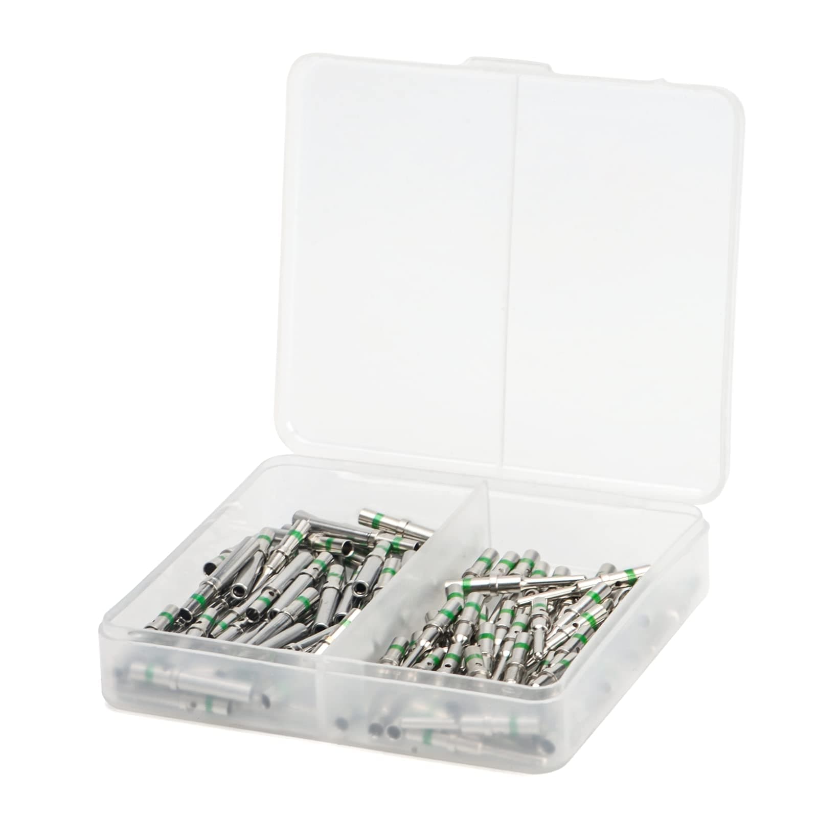 IWISSDeutsch Size 16 Solid DT Series Connector, 50 Pairs Common Contacts, Automotive Terminals, Ni Plating Pin and Socket, 14AWG Wire Size