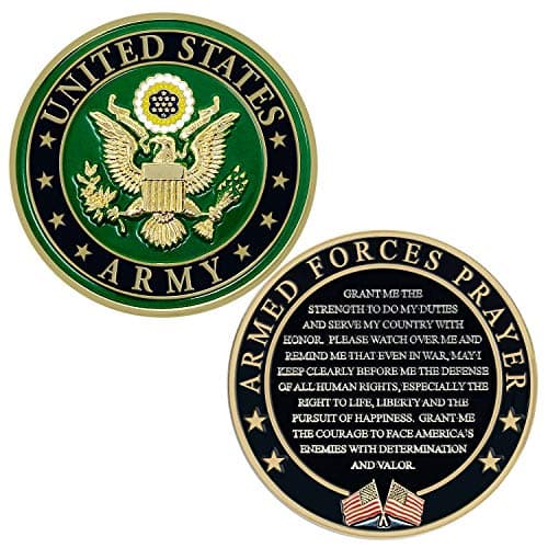 Army Prayer Coin