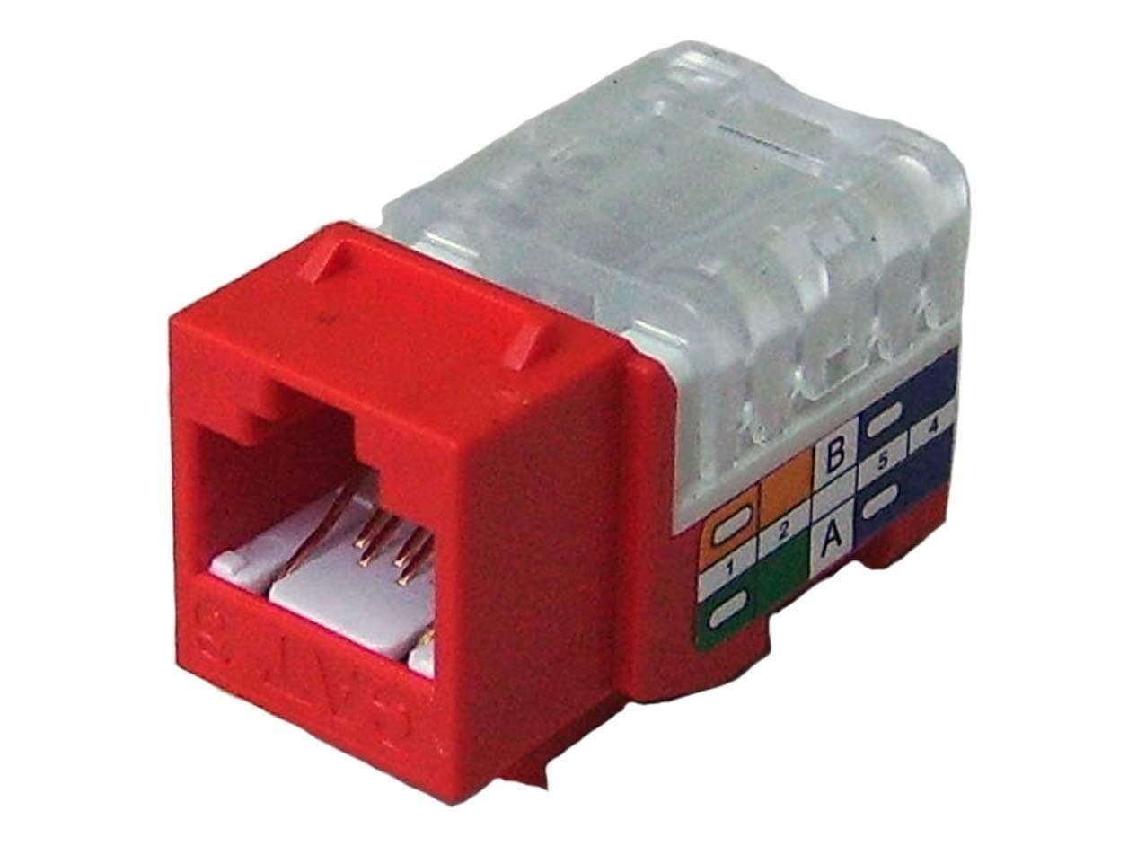 Dynacom Kwikjack CAT6 Data Jack - 25 Piece Pack - Blue (10606K25-BL)