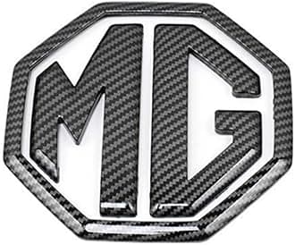 Car Emblem for MG Gloster 2020-2023, ABS Decals Hood & Trunk Decorative Decals Badge Accessories Waterproof & Heat-Resistant Elevate Your Vehicle's,Carbon Pattern-Front Label