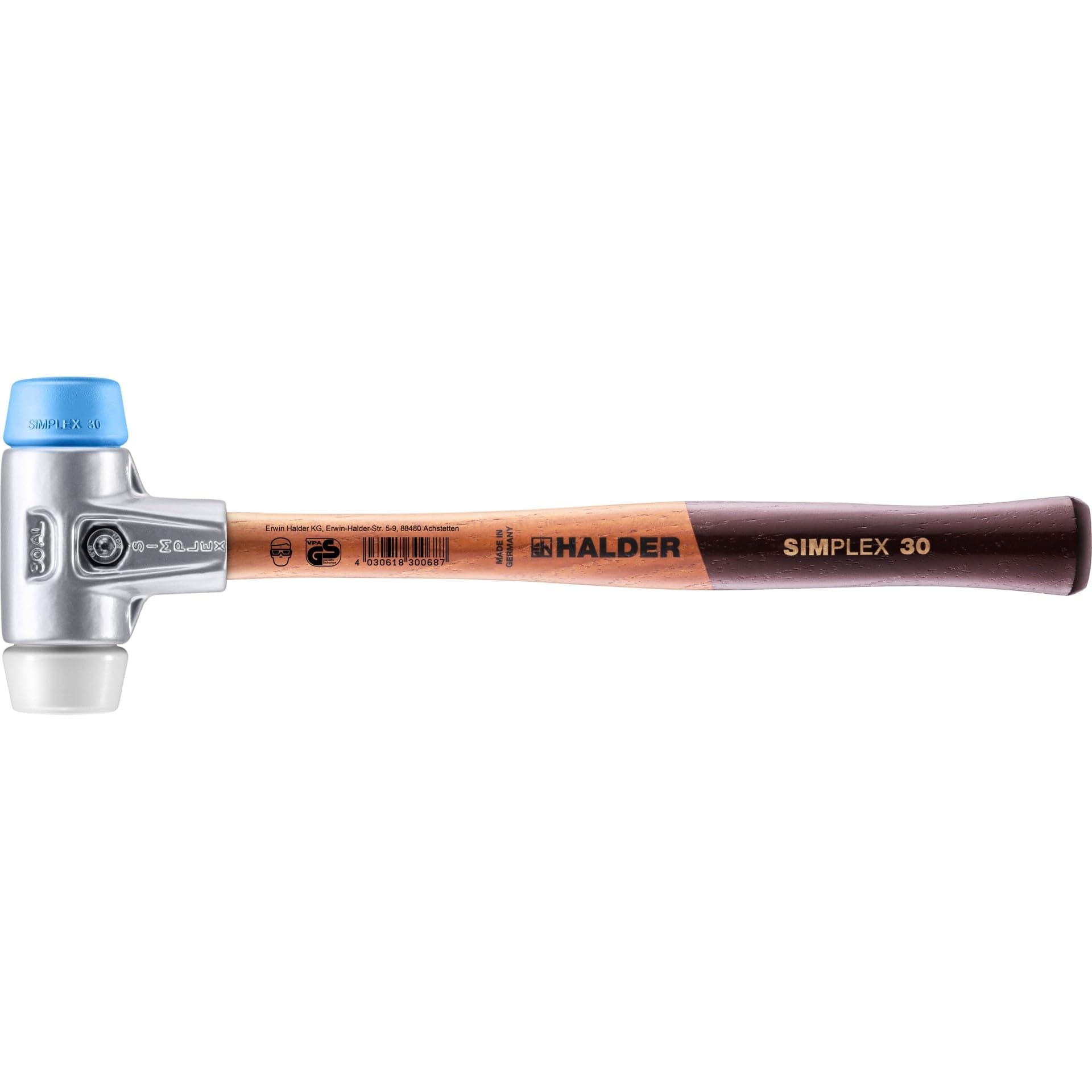 3117030" Simplex TPE Superplastic Soft-Face Mallet, Multi-Colour, 30 mm