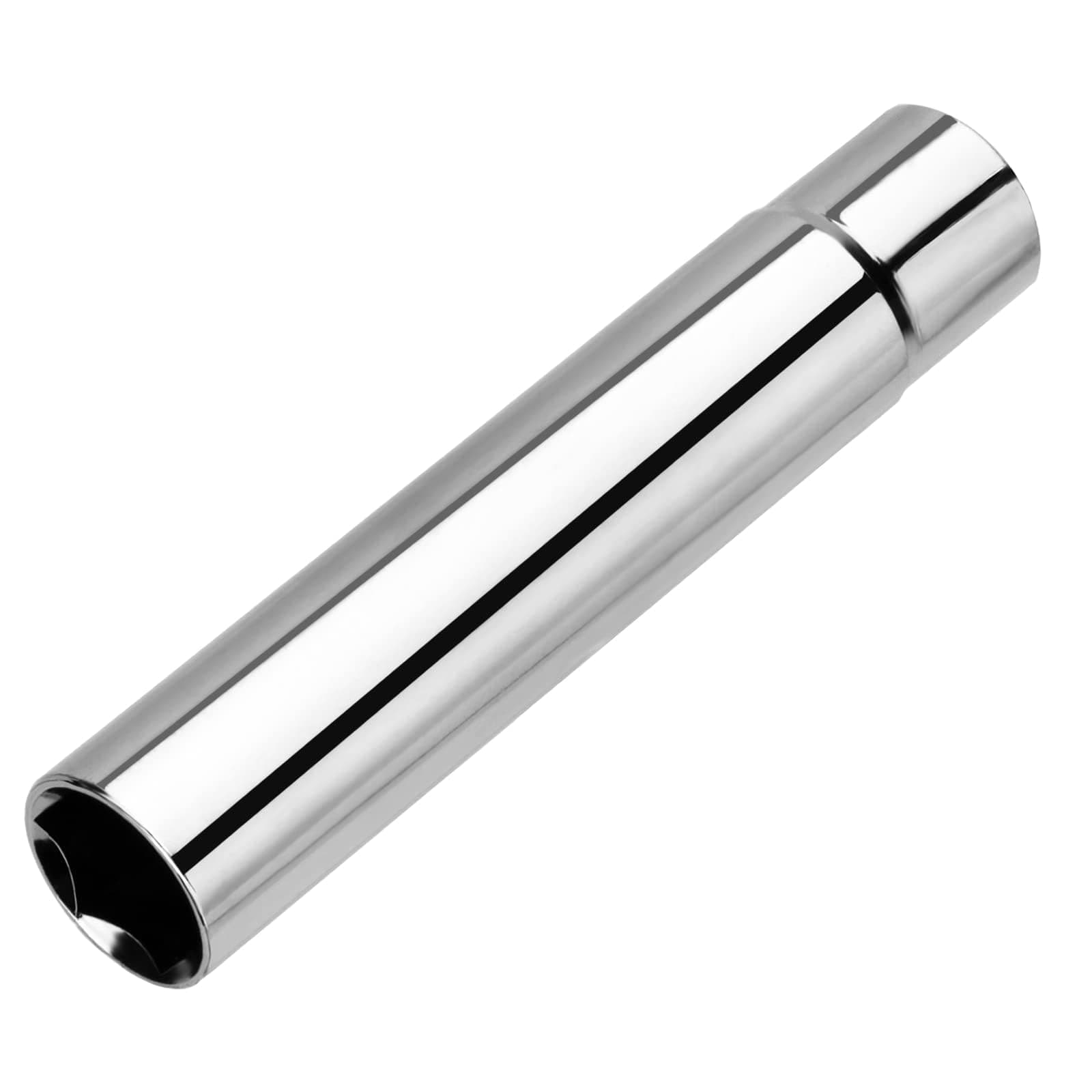 Dynofit Spike Lug Nut Socket for One-Piece Style Spike Nuts, Install&Removal Sleeve Tool Replacement for 1/2"-20,M14x1.5/M14x2.0&19/16-18" Long Spiked Nuts, 1/2" Hex Open Ended Steel Socket Tool