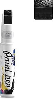Touch Up Paint for Cars Paint Scratch Repair, Waterproof Auto Scratch Remover Pen (Black)