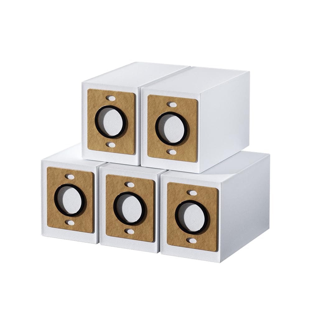 Replacement Dust Bags for A12 Pro / A30 Pro / V9 Pro Self Emptying Robot Vacuum Cleaner, 5 Pack Included, PX-F064