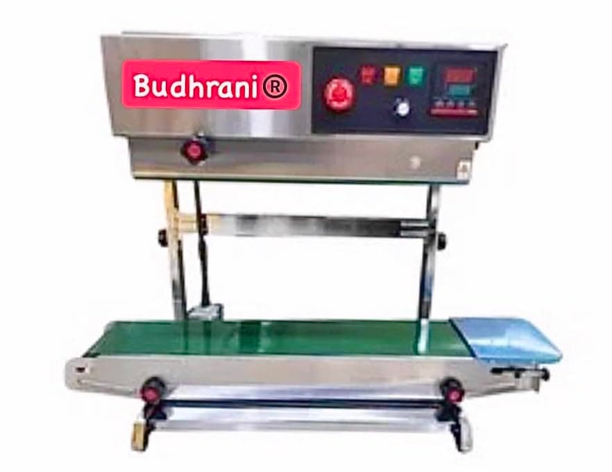 Budhrani Vertical SS Automatic Heavy Duty Band Sealer Machine