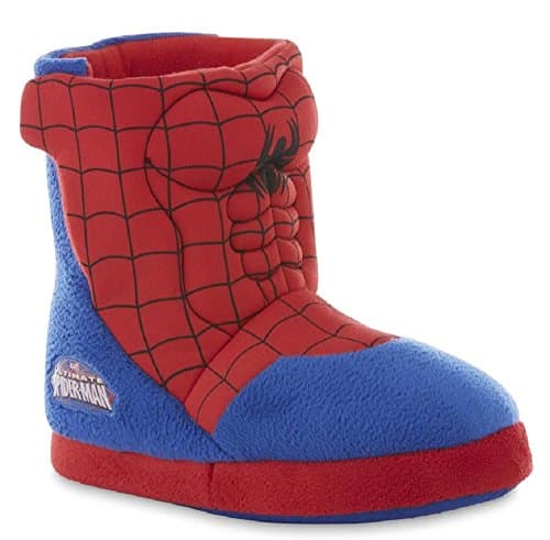 Marvel Boy's Spiderman Slipper Booties (2-3 M US Little Kid, Red)