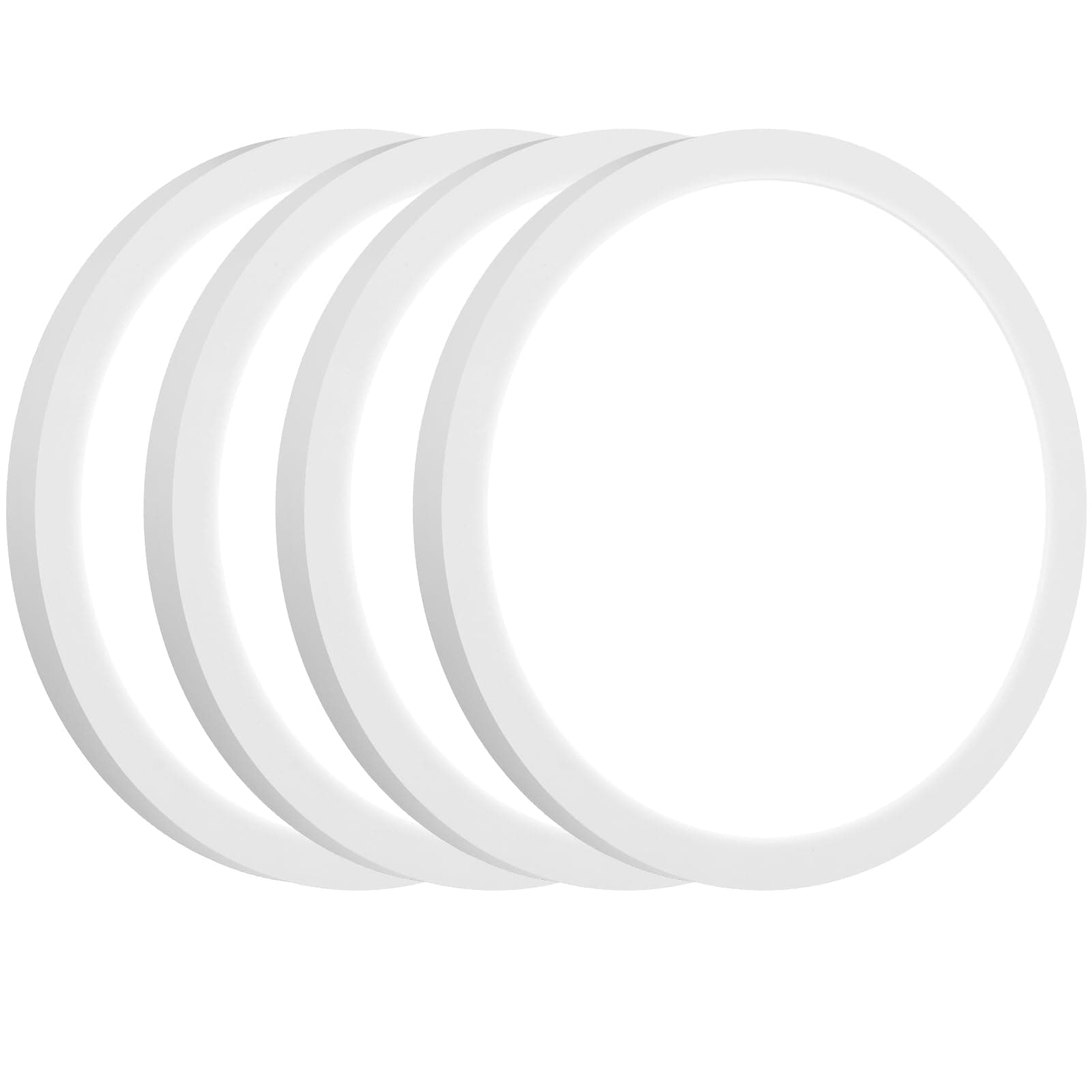 LED Flush Mount Ceiling Light Fixture, 100W Equivalent Modern Kitchen Recessed Ceiling Lamp 5000K Daylight White 15W 1200Lm 7 Inch Closet Round Surface Mount for Laundry Bedroom Hallway(Pack of 4)