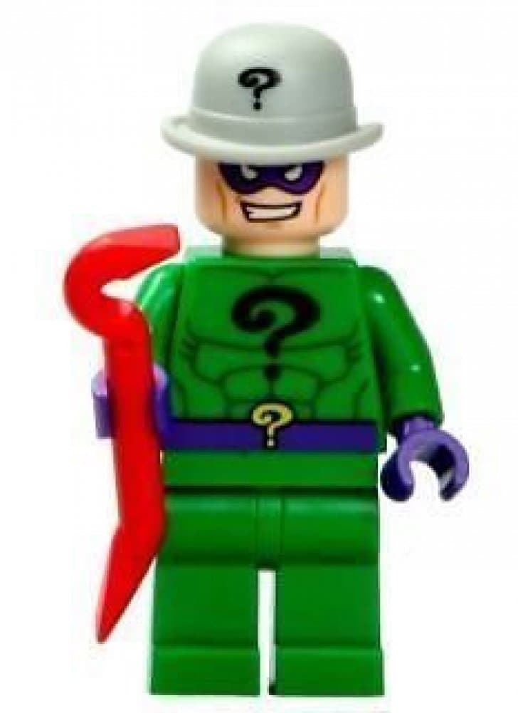 DC Comics Super Heores Minifigure The Riddler with Crowbar