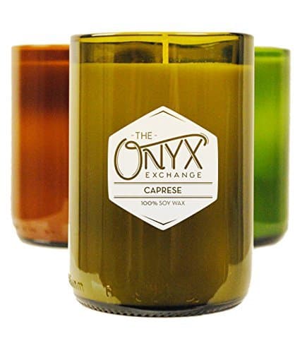 Caprese - Tomato Leaf & Basil Scented Wine Bottle Candle