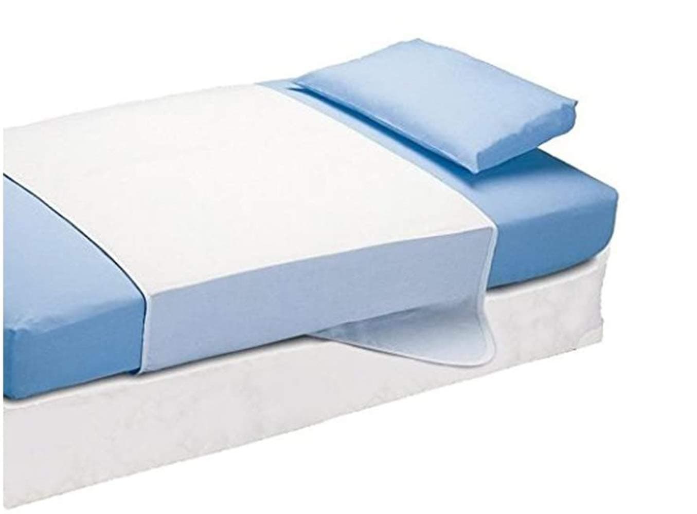 Platinum Care Pads™ Saddle Style Soaker Mattress Pad - Will Absorb 8 Cups of Liquid - Made in America (34" X 36") - Green