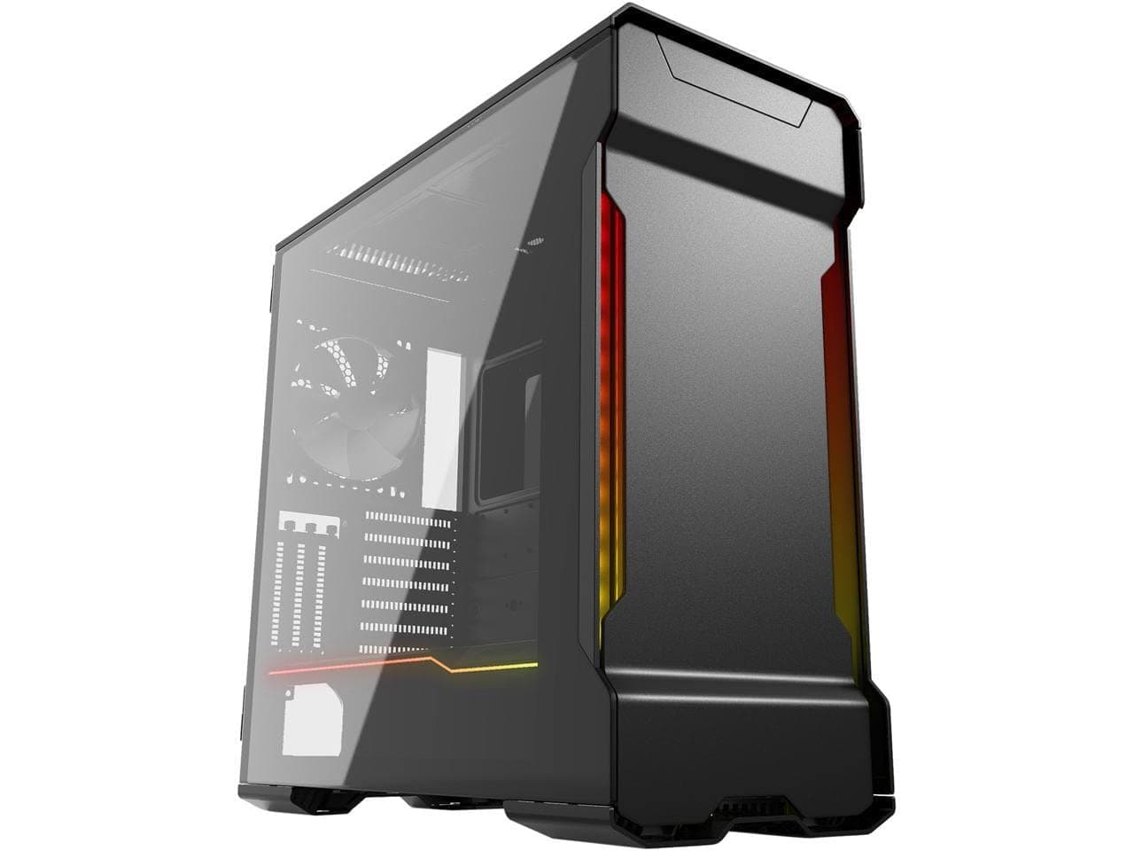 (Black) - PHANTEKS PH-ES518XTG_DBK01 Enthoo Evolv X Midi-Tower Tempered Glass - Black
