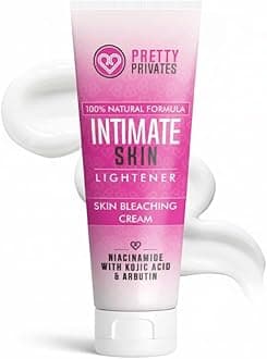 Intimate Area Skin Cream - Dark Spot Remover for Face, Body, Elbow, Knees, Inner Thigh, Bikini Area, Underarm Whitening - Skin Bleaching Cream - Kojic Acid, Niacinamide, Arbutin - 2oz (60mL)