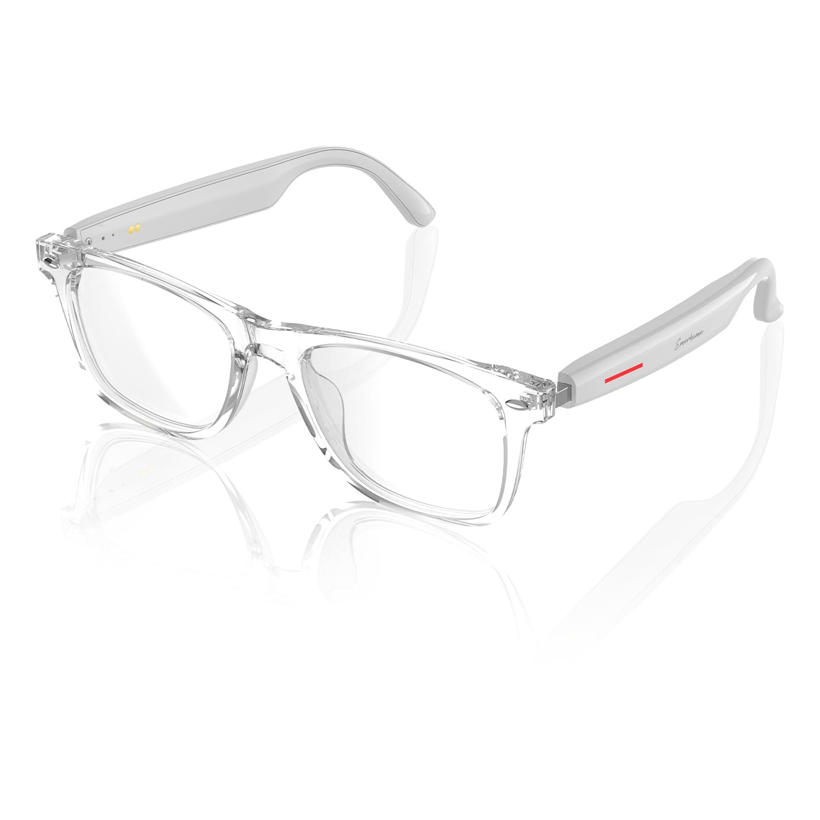 Smart Bluetooth Glasses with AI Voice Assistant – Lightweight, 8-Hour Battery Life, Auto Pairing, Touch Control & Stereo Sound for Calls & Music, Unisex Design