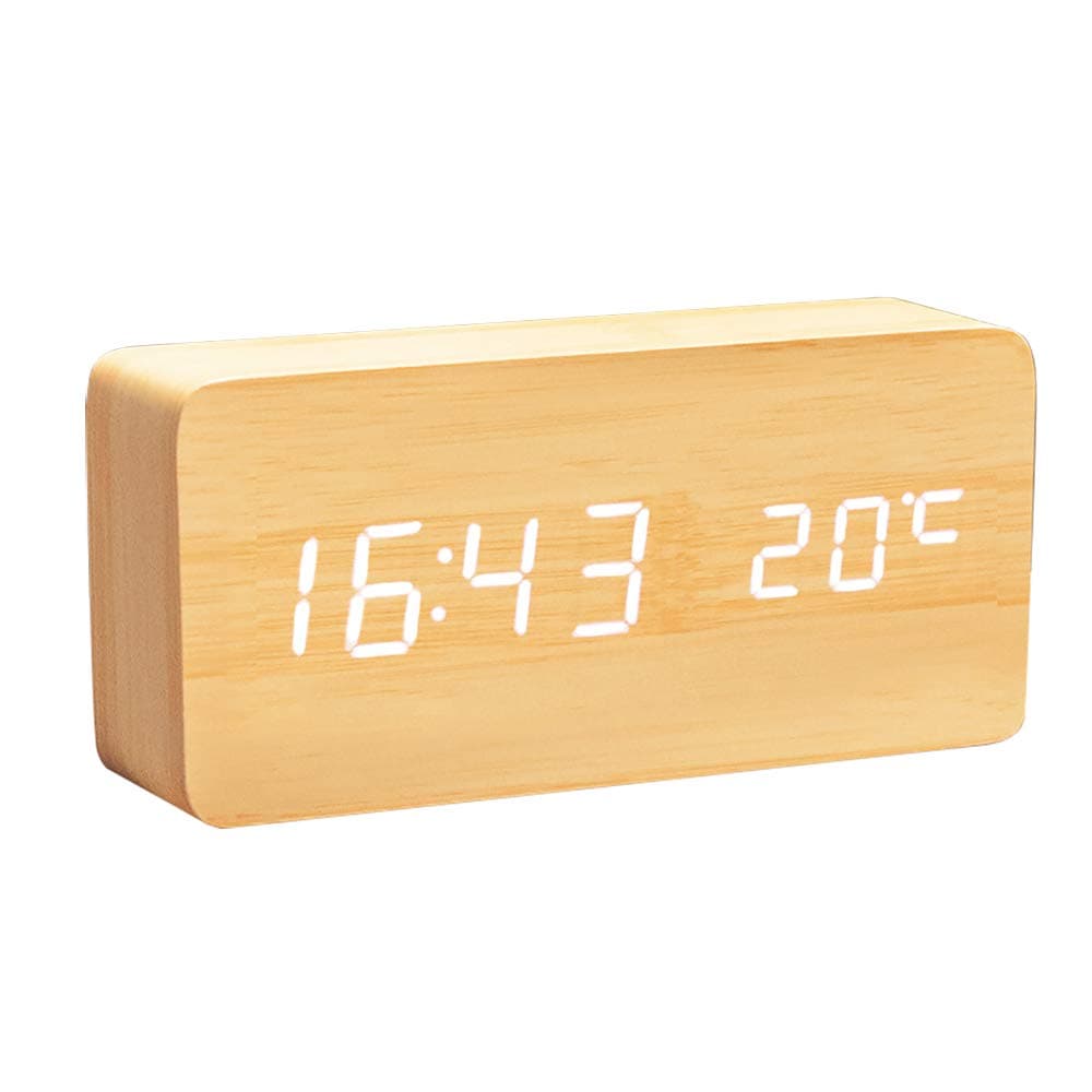 Wooden Alarm Clock