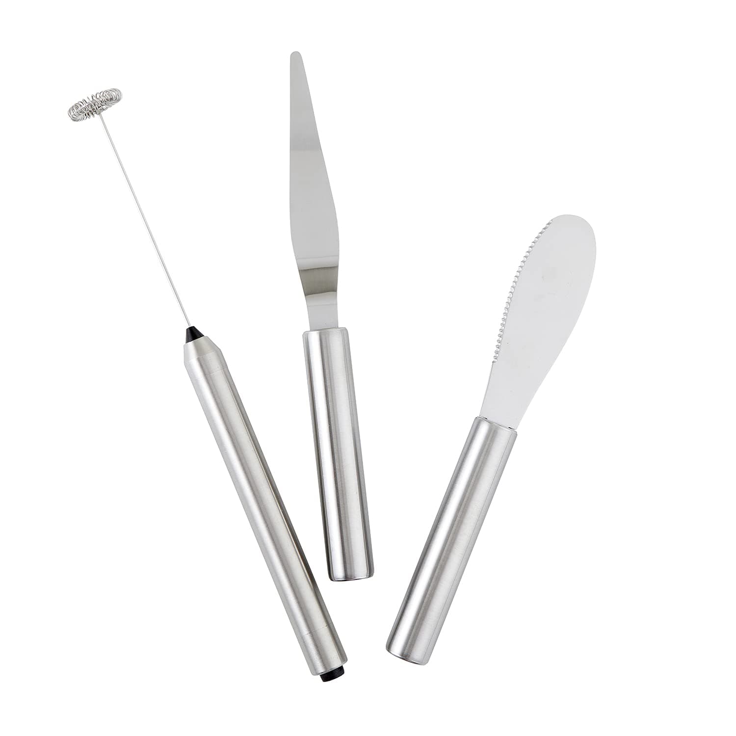 SANTA BARBARA DESIGN STUDIOF2F Stainless Steel Breakfast Tools Gift Set, 3-Piece, Sunny-Side Up