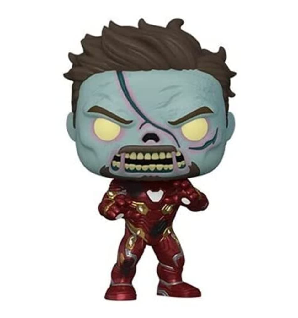 Pop! Marvel - What If - Zombie Iron Man - Marvel What If - Collectable Vinyl Figure - Gift Idea - Official Merchandise - Toys for Kids & Adults - TV Fans - Model Figure for Collectors