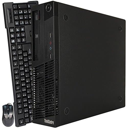 2017 Lenovo ThinkCentre M82 SFF Business Desktop Computer, Intel Quad-Core i3 Processor 3.3GHz, 12GB RAM, 2TB HDD, DVD, Windows 10 Professional (Renewed) (Intel i3)