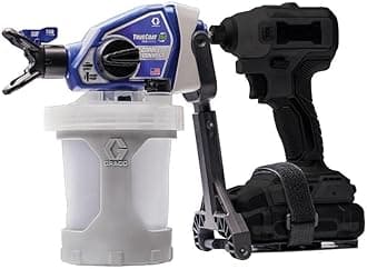 26D360 TrueCoat 360 Drill‑Powered Paint Sprayer | Sprays Paint & Stain with No Thinning| Use Your Own Drill | Includes FlexLiner Bags, Spray Tips, Funnel & Strainer | Ideal for DIY Projects
