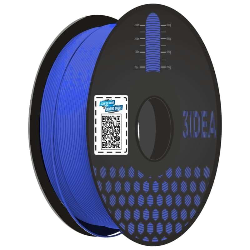 3Idea Premium PLA+ Blue 3D Printer Filament 1.75mm Dimensional Accuracy +/- 0.03mm Net Weight -750 Grams