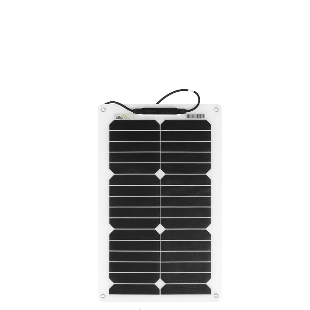 Offgridtec® 20 W ETFE Rungs Marine Solar Panel 12 V Flexible for Boats and Caravans